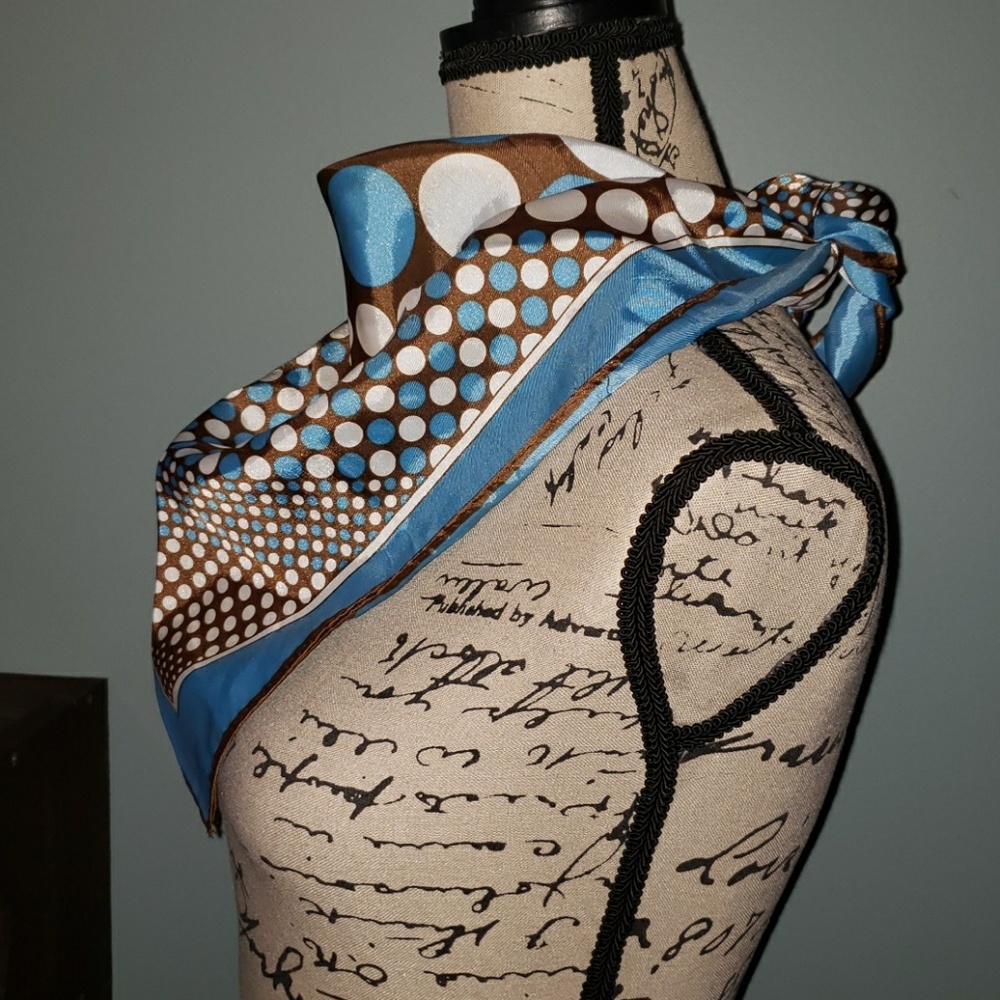 Vintage Jason Maxwell Scarf Circa 1970's - Picture 2 of 12